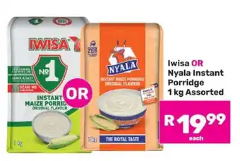 Game Iwisa or Nyala Instant Maize Porridge offer