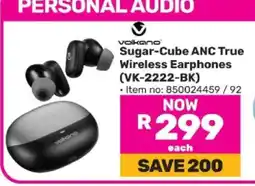 Game Volkano Sugar-Cube ANC True Wireless Earphones (VK-2222-BK) offer