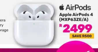 Game Apple Airpods 4 MXP63ZE/A offer