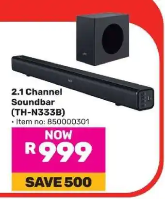 Game 2.1-Channel Soundbar (TH-N333B) offer