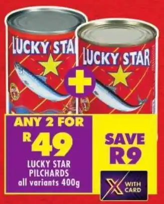 Shoprite Lucky star pilchards offer