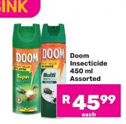 Game Doom Insecticide 450 ml Assorted offer