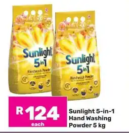 Game Sunlight 5-in-1 Hand Washing Powder 5 kg offer