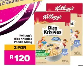 Game Kellogg's Rice Krispies Vanilla 500 g offer