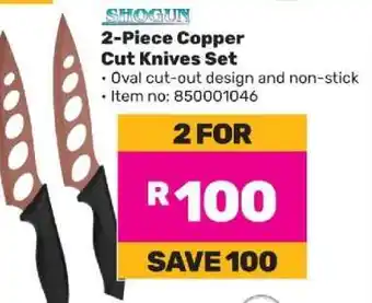 Game 2-Piece Copper Cut Knives Set offer