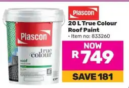 Game Plascon 20 L True Colour Roof Paint offer
