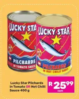 Game LUCKY STAR PILCHARDS offer