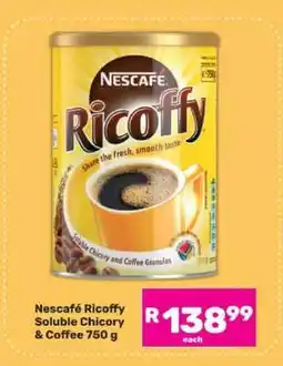 Game Nescafé Ricoffy Soluble Chicory & Coffee 750 g offer