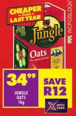 Shoprite Jungle oats offer