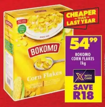 Shoprite Bokomo corn flakes offer