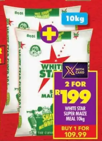 Shoprite White star super maize meal offer
