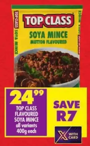 Shoprite Top class flavoured soya mince offer