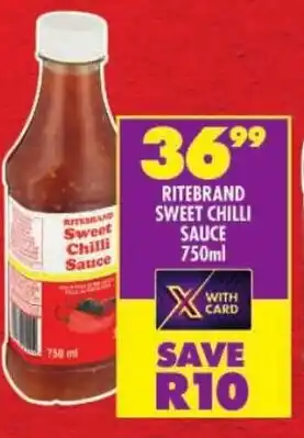 Shoprite Ritebrand Sweet Chilli Sauce offer