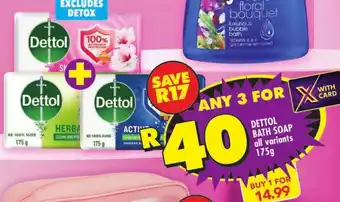 Shoprite Dettol bath soap offer
