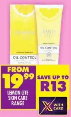 Shoprite Lemon lite skin care range offer