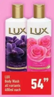 Shoprite LUX Body Wash offer