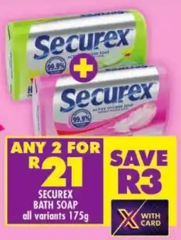 Shoprite Securex bath soap offer