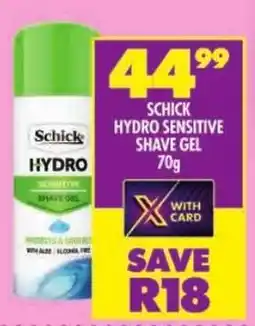 Shoprite Schick hydro sensitive shave gel offer