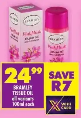 Shoprite Bramley tissue oil offer