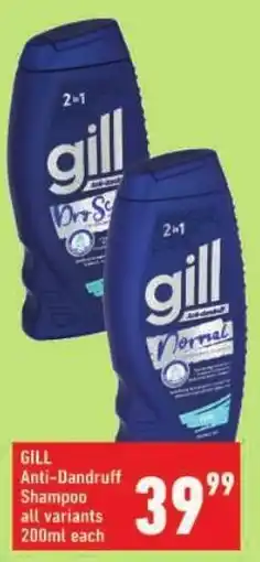 Shoprite GILL Anti-Dandruff Shampoo offer