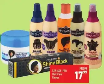 Shoprite STA-SOF-FRO Hair Care Range offer