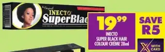 Shoprite Inecto super black hair colour créme offer