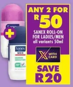 Shoprite With card for ladies/ men offer