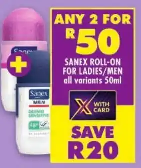 Shoprite With card for ladies/ men offer