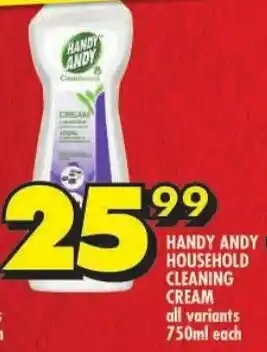 Shoprite Handy andy household cleaning cream offer