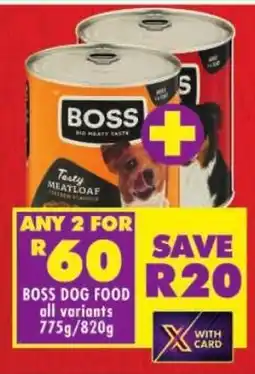 Shoprite Boss dog food offer