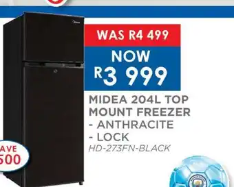 MIDEA 204L TOP MOUNT FREEZER