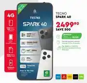 Edgars Tecno Spark 40 Smartphone offer