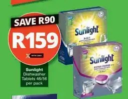 Checkers Sunlight Dishwasher Tablets offer