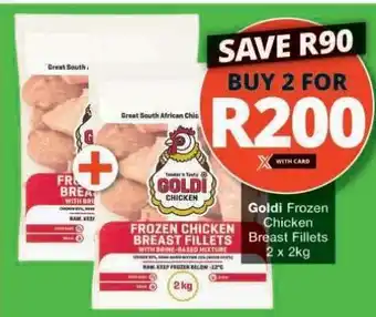Goldi Frozen Chicken Breast Fillets 2 x 2kg