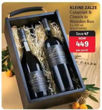 Makro KLEINE ZALZE Cabernet & Chenin in Wooden Box offer