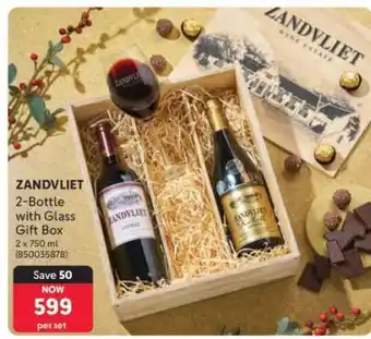 Makro ZANDVLIET 2-Bottle with Glass Gift Box offer