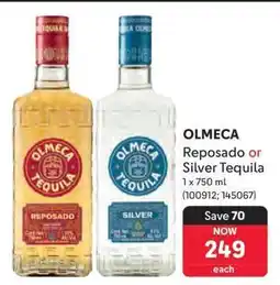 Makro OLMECA Reposado or Silver Tequila offer