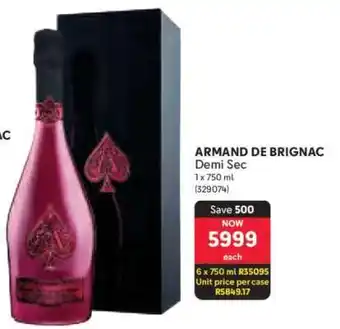Makro ARMAND DE BRIGNAC Demi Sec offer