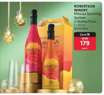 Makro ROBERTSON WINERY Mimosa Sparkling Spritzer 2-Bottle Pack offer