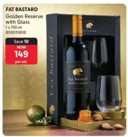 Makro FAT BASTARD Golden Reserve with Glass offer