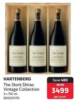 Makro HARTENBERG The Stork Shiraz Vintage Collection offer