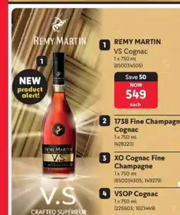 Makro REMY MARTIN VS Cognac offer