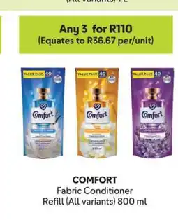 Makro Comfort Fabric Conditioner offer