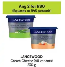 Makro Lancewood Cream Cheese All Variants offer