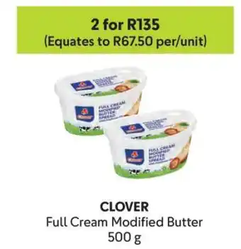 Makro CLOVER Full Cream Modified Butter 500 g offer
