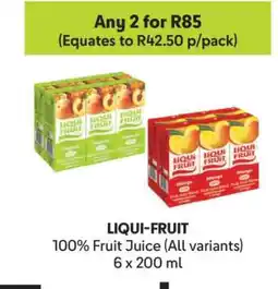 Makro Liqui Fruit offer
