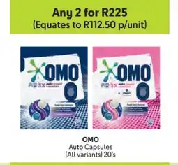 Makro OMO Auto Capsules (All variants) 20's offer