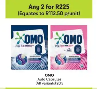 Makro OMO Auto Capsules (All variants) 20's offer
