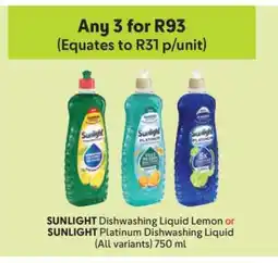 Makro Sunlight Dishwashing Liquid offer