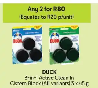 Makro DUCK 3-in-1 Active Clean In Cistern Block offer